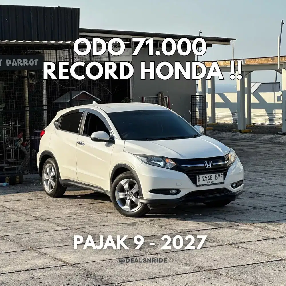PALING MURAH !! DP 10jt HRV E CVT AT MATIC 2018 !! KM 71rb !!