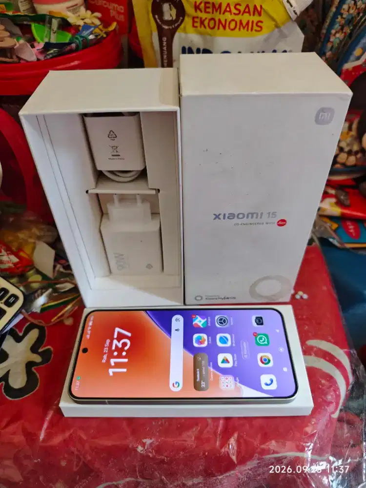 Xiaomi 15 12/256 Fullset ori segel mulus istimewa