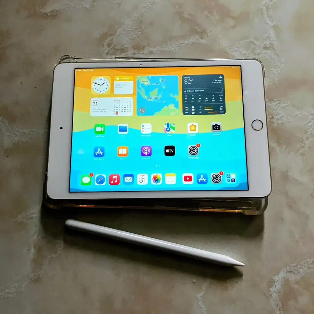 Ipad mini 4 cellular lte like new mulus no minus tab tablet apple