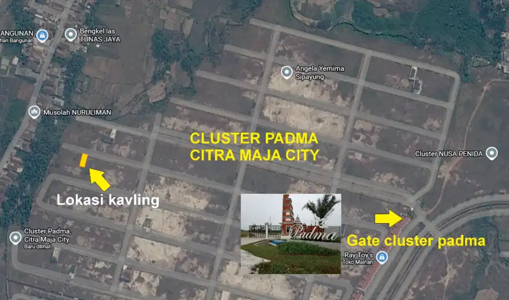 Dijual Cluster padma citra maja city