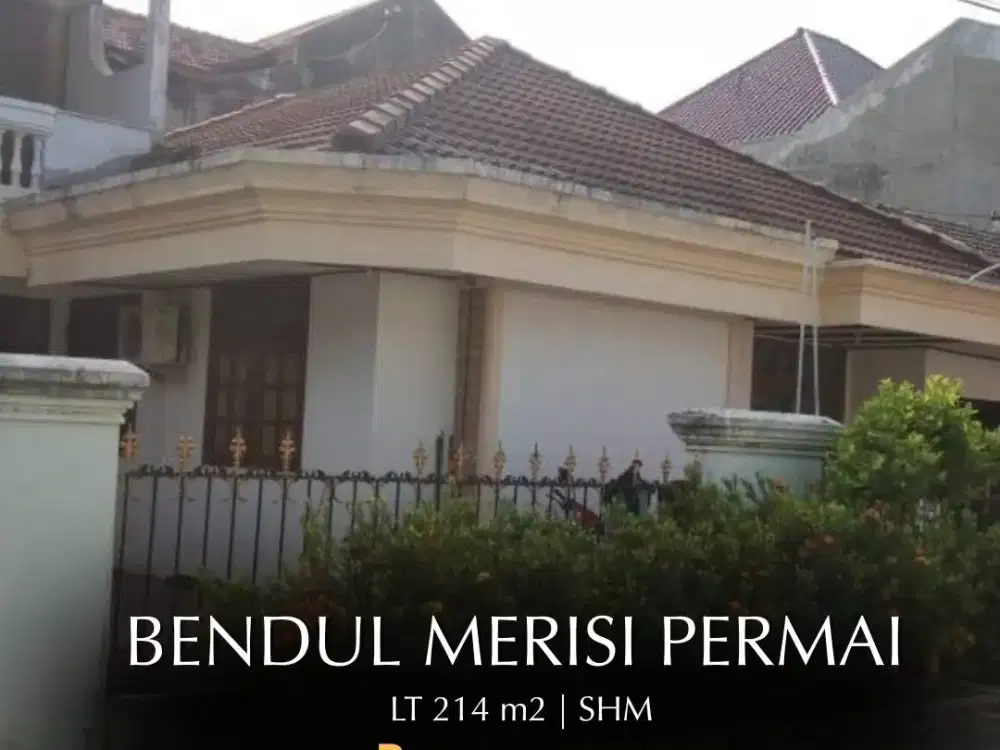 Dijual rumah HITUNG TANAH Bendul merisi permai