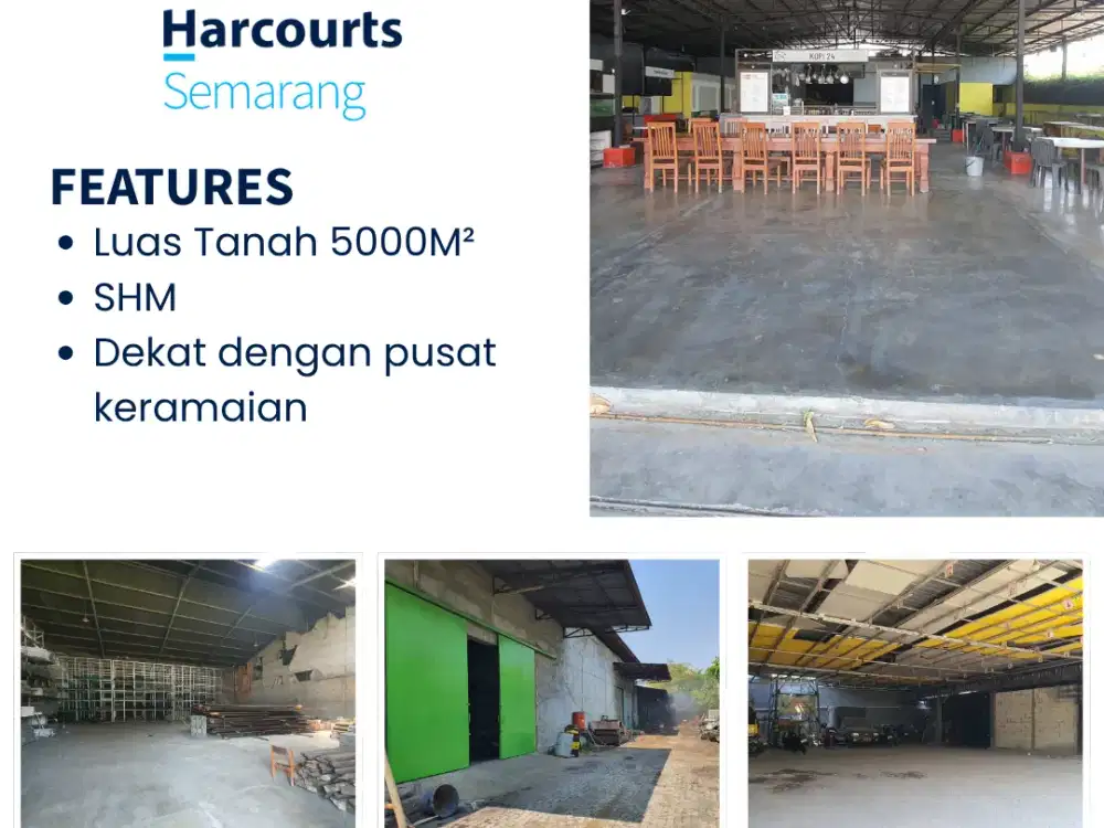 Dijual / Disewakan Gudang Super Luas 5.000M² di Jalan Utama Majapahit - Pusat Keramaian & Akses Logistik Prime