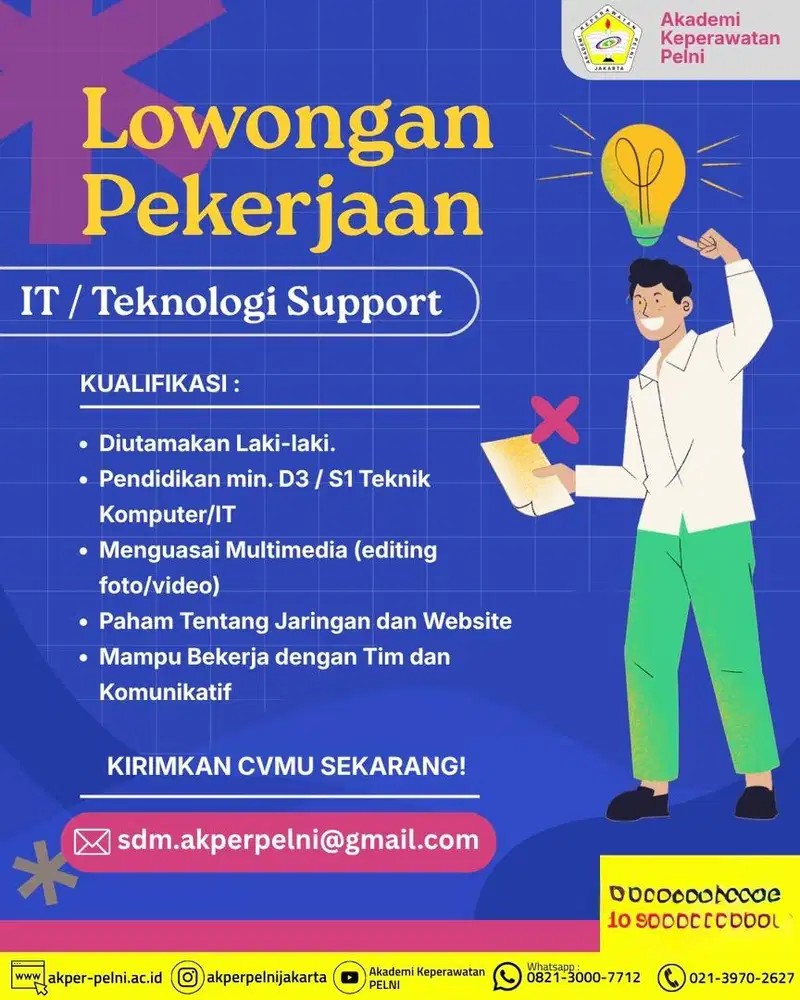 Lowongan STAFF IT
