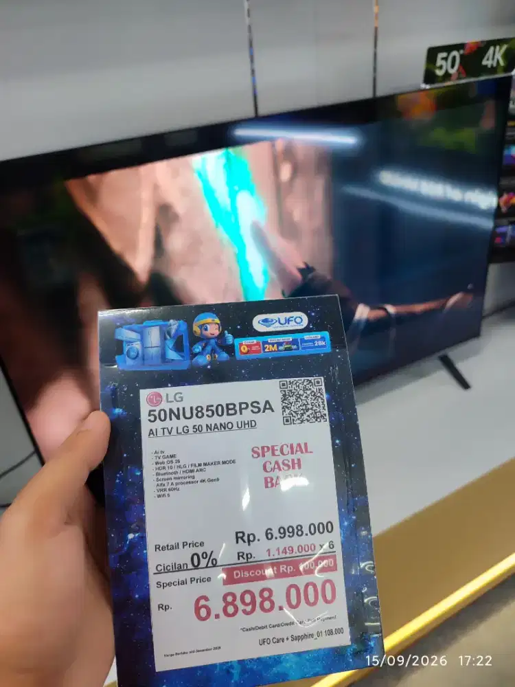 LG  50 UHD Bisa Kredit free DP Bunga ringan