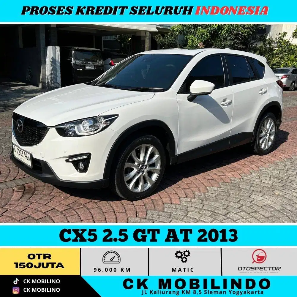 MAZDA CX5 2.5 GT AT 2013 PUTIH PEMAKAIAN 2014 KREDIT MURAH