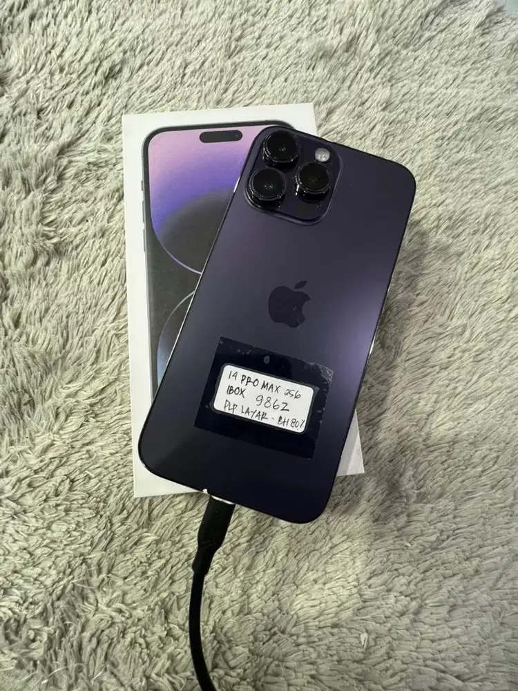Iphone 14 pro max 256gb ibox murah fullset oem