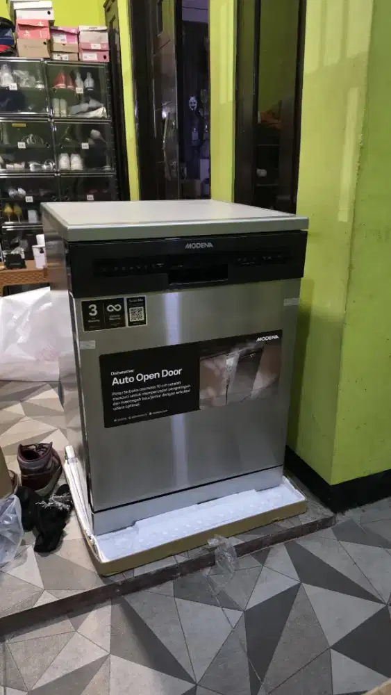 MODENA Dishwasher WP 1411 FDSS – BARU 100% BELUM PERNAH DIPAKAI