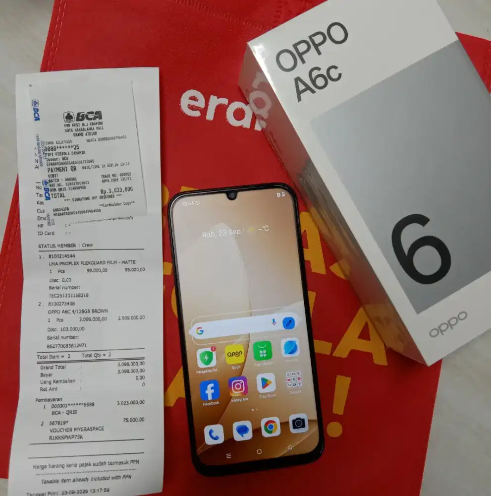 HP OPPO A6C MURAH BARU BUKA SEGEL MURAH