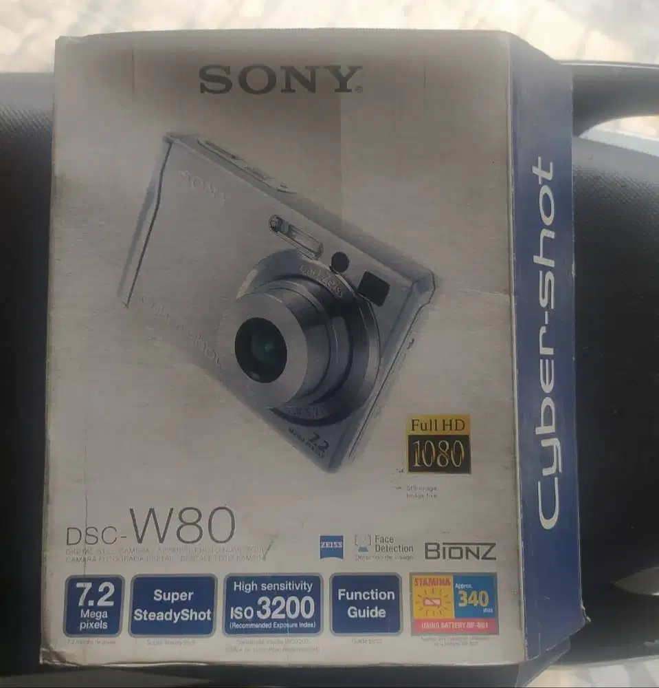 [BEKAS MATOT] Digital Camera SONY Cyber-Shot DSC-W80 (BLACK)