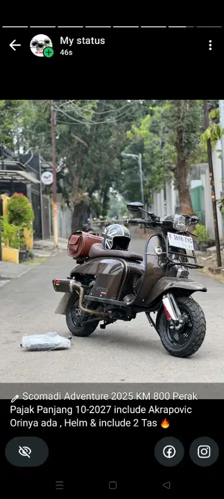 Scomadi Adventure 200i 2025 w/ Akra