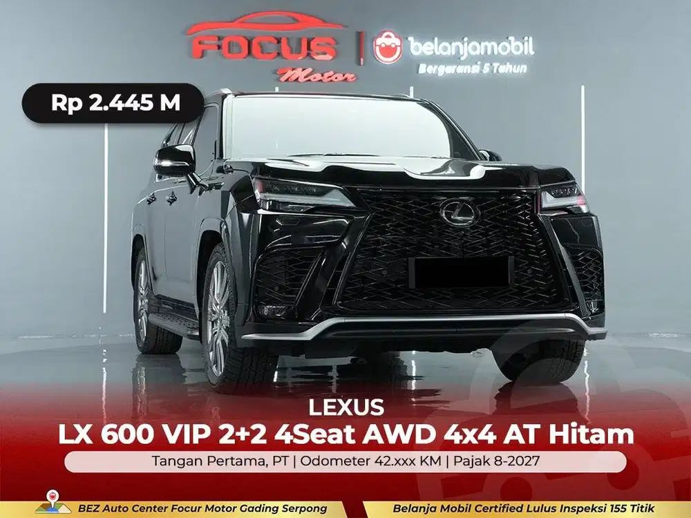 [ GARANSI 5THN 4x4 VIP 2+2 ] Lexus LX 600 LX600 4 Seat 2022/2023/2024