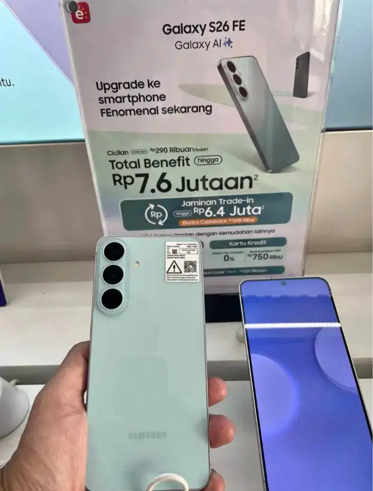 S26FE Free Upgrade Memori | 128 Free 256GB I 100% Baru No Repack