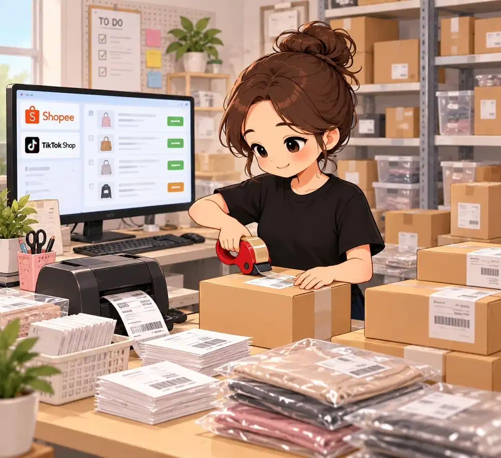 Admin Packing Online Shop