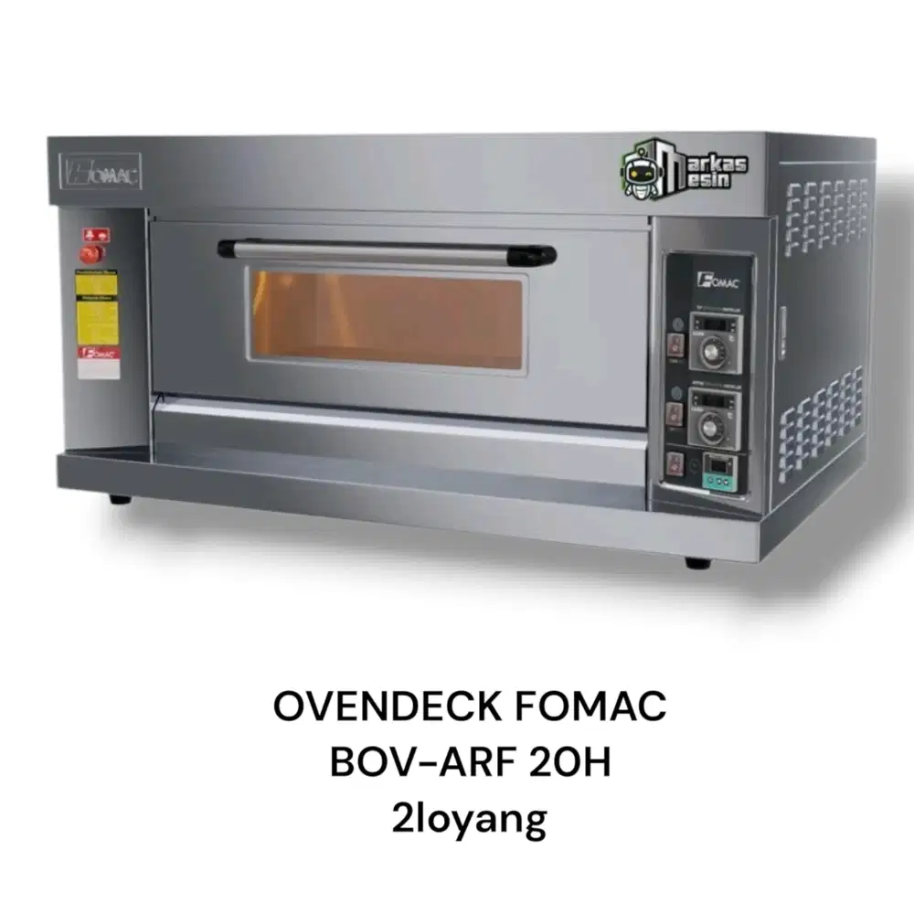 Dijual Sisa oven deck 2loyang  Fomac, kaki oven dan raK