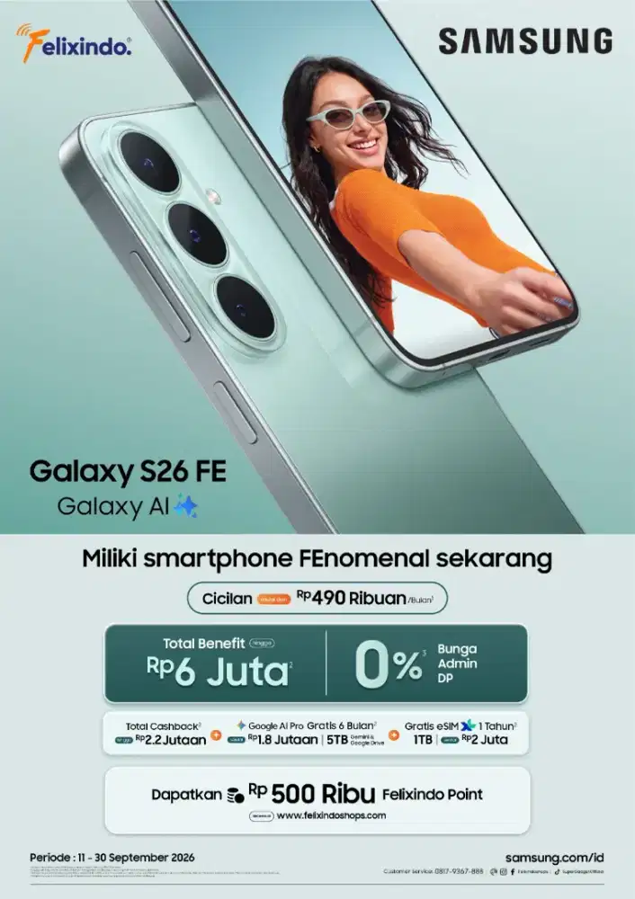 Samsung Galaxy S26 FE promo launch benefit sampai 6 jutaan