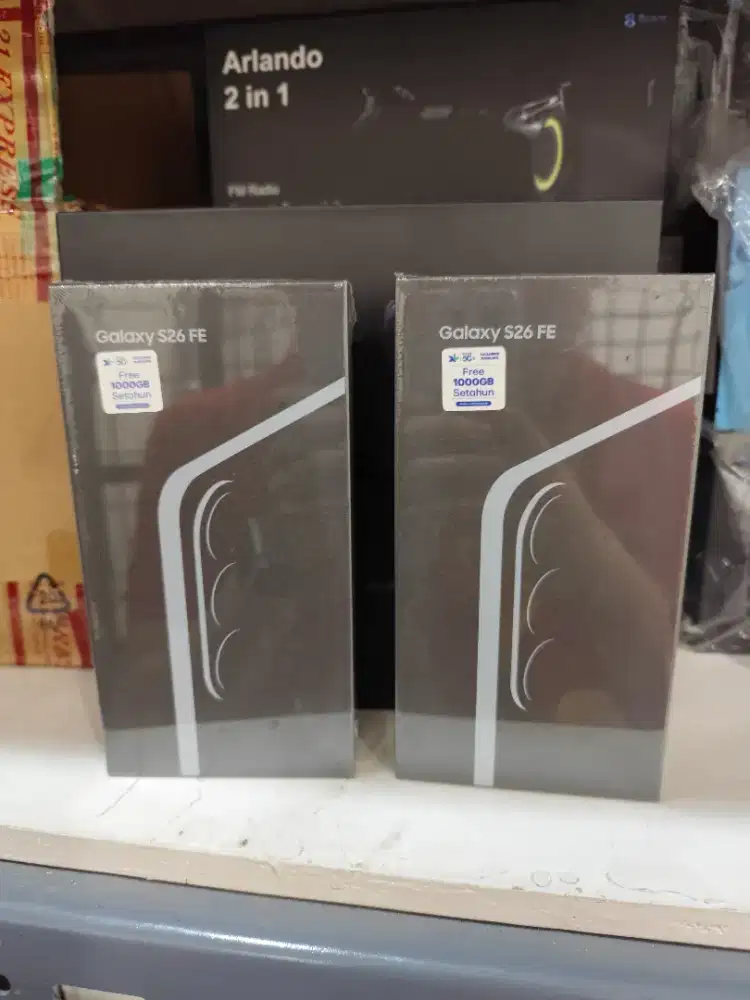 New Galaxy S26 FE promo free upgrade, barang baru & garansi resmi.