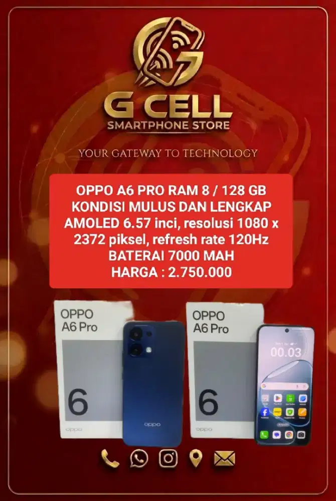 Oppo A6 pro 4G ram 8+8/128gb