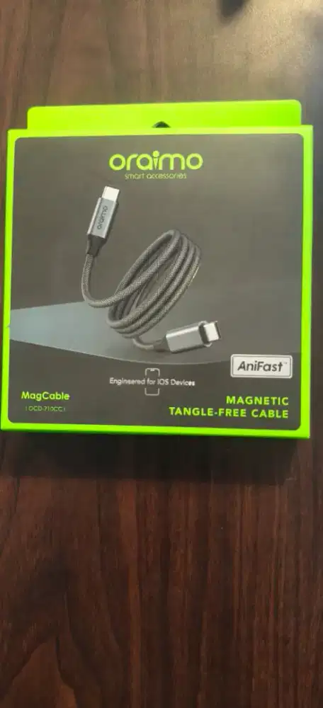 ORAIMO MAGCABLE OCD-710 TYPE C to C 60W 3A MAGNETIC TANGLE