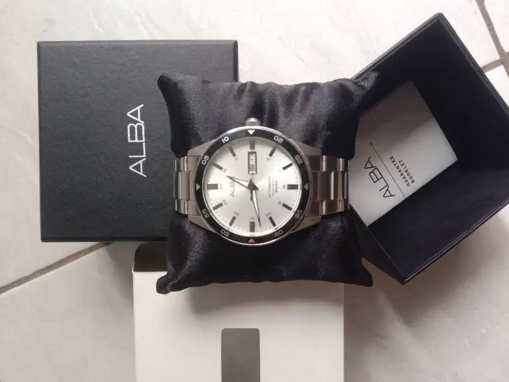 Jual BU jam Alba Automatic silver