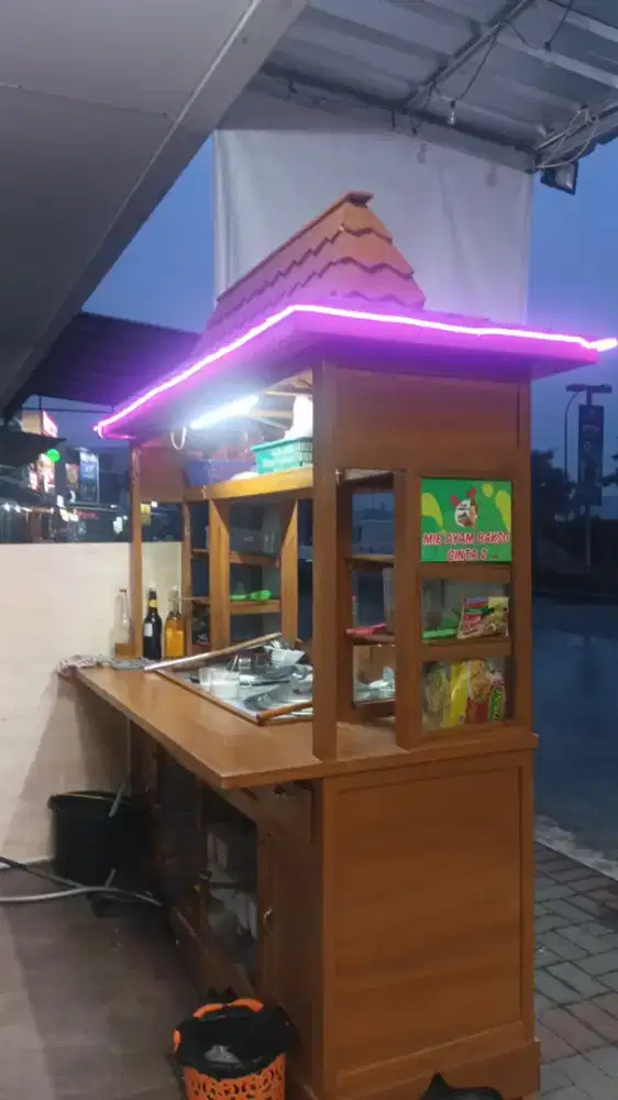 Gerobak kayu jati
