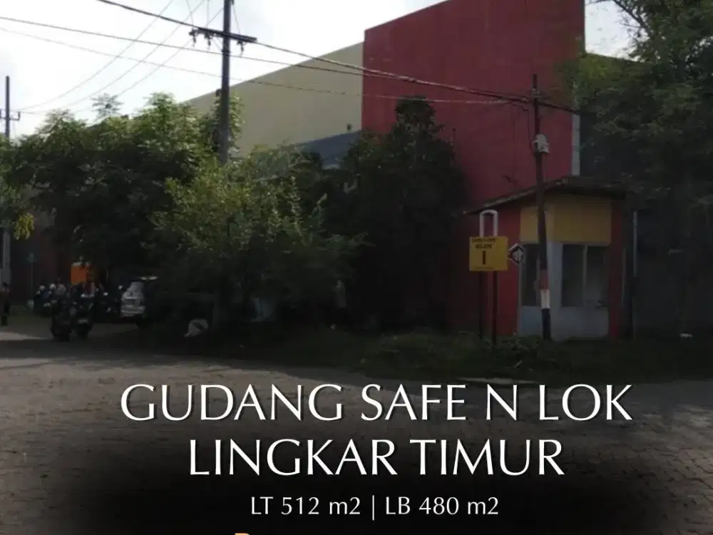 Disewakan gudang safe n lock lingkar timur sidoarjo