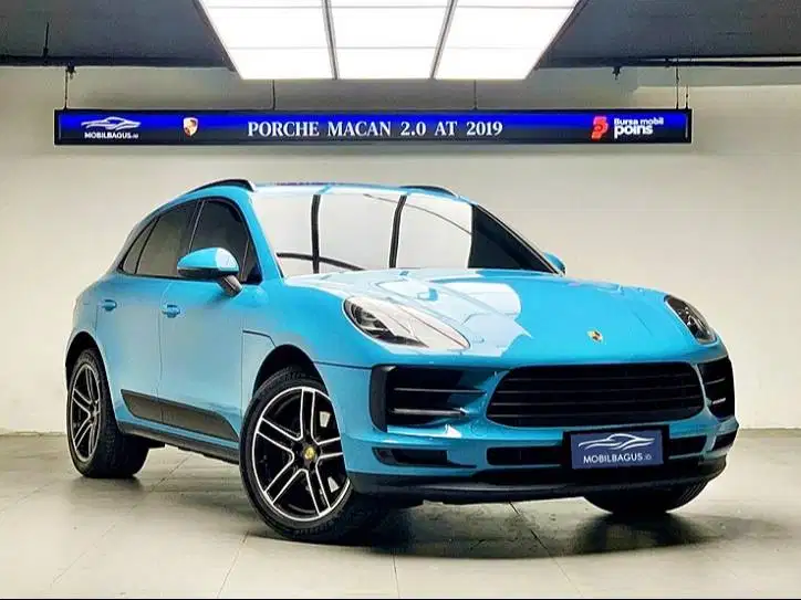 PORSCHE MACAN 2.0 AT 2019 Biru Muda Low KM N Low DP #PAR#