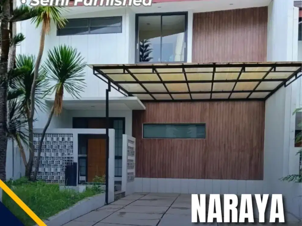 Rumah Semi Furnished di Naraya Bsb Semarang