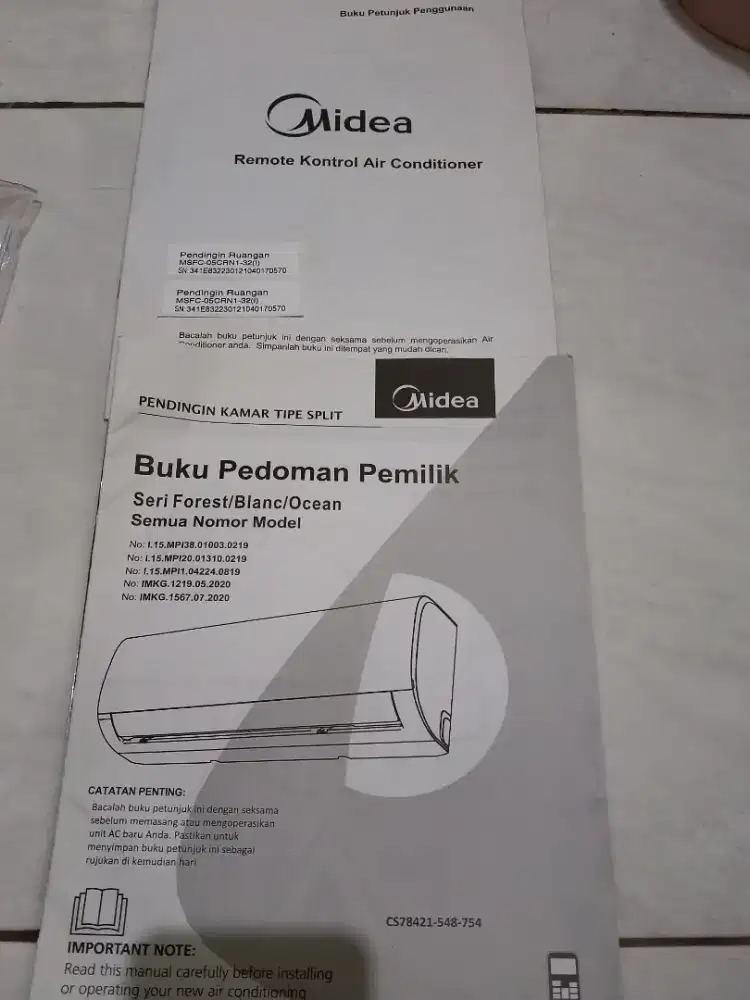Jual AC Midea 1/2 pk