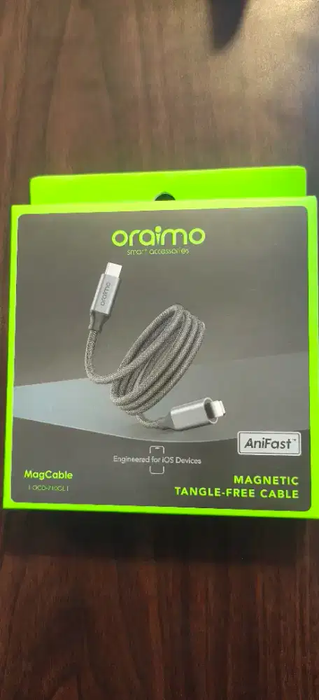 ORAIMO MAGCABLE OCD-710 DATA CABLE TYPE C LIGHTNING 3A MAGNETIC
