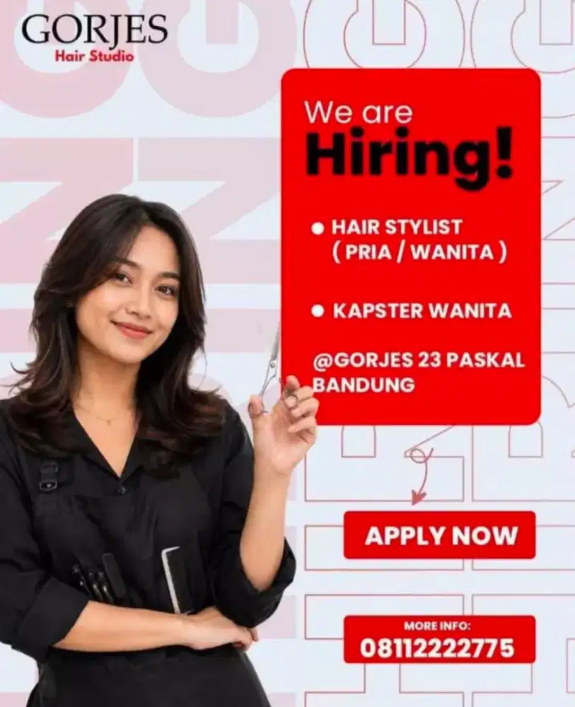 Mencari karyawan staylist dan capster