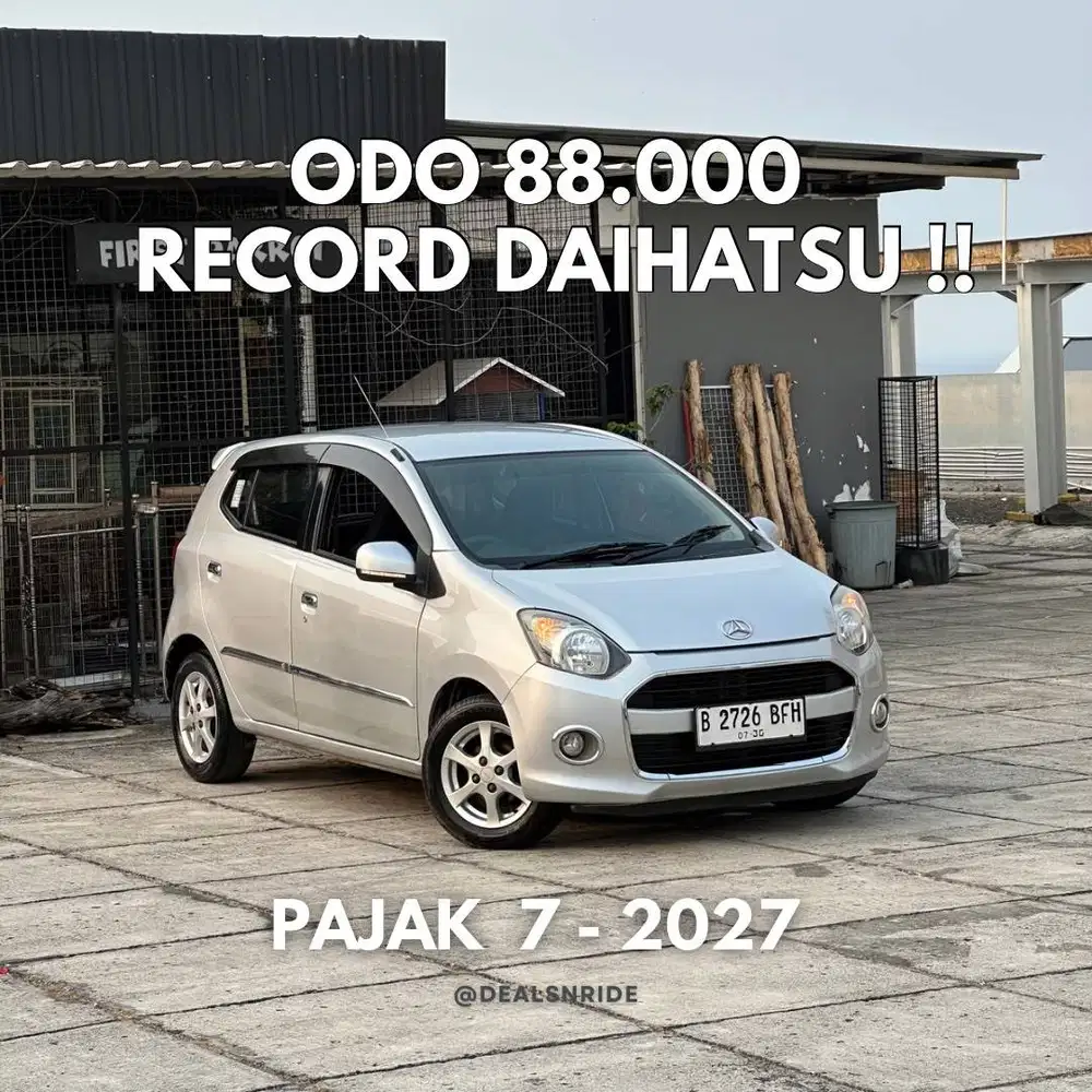 ODO 88.000 ANTIKK !! PAJAK 7/2027 DAIHATSU AYLA X MATIC 2015 ODO ANTIK