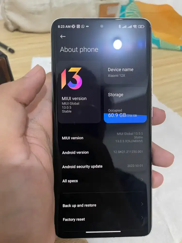 Xiaomi 12x flagship 8/256