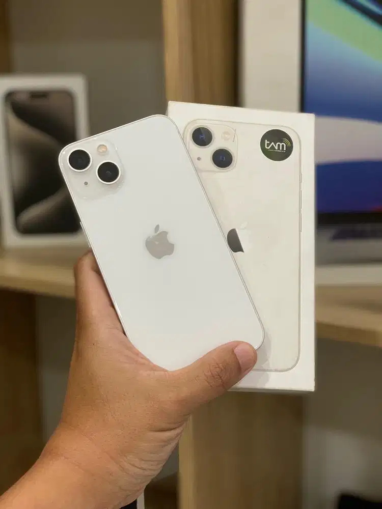 Iphone 13 128gb Starlight IBOX BH 96 LIKE NEW Malang Batu