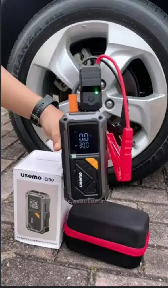 Jumper aki mobil dan pompa 2in1 USEMO C130