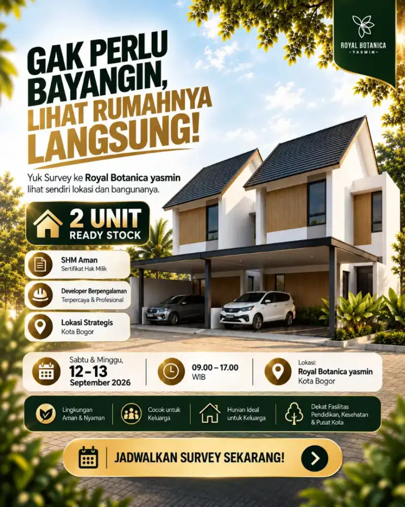 Rumah Minimalis dan Rukost di Kota Bogor