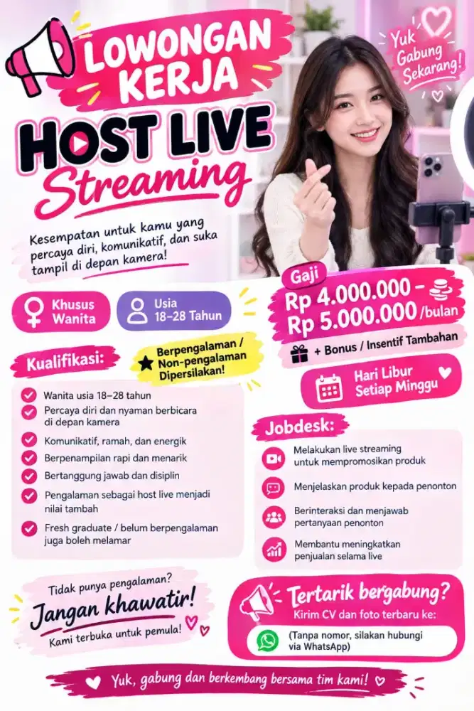 Di butuhkan segera