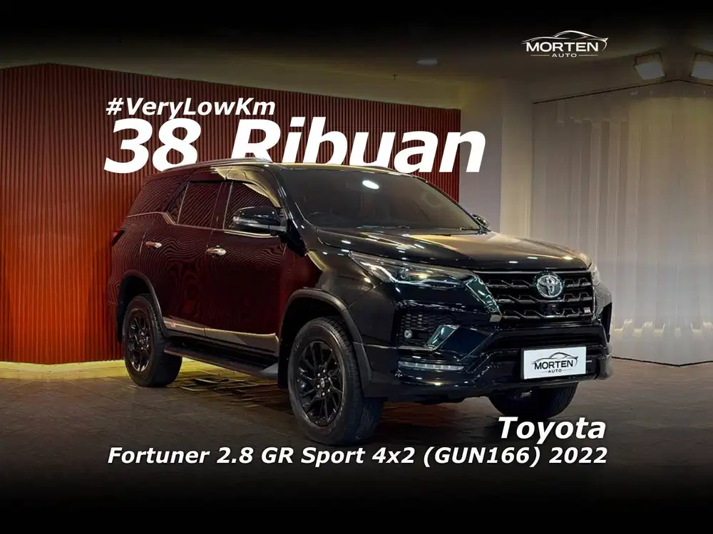 [Very Low Km!!!] Toyota Fortuner 2.8 GR Sport 4x2 (GUN166) 2022