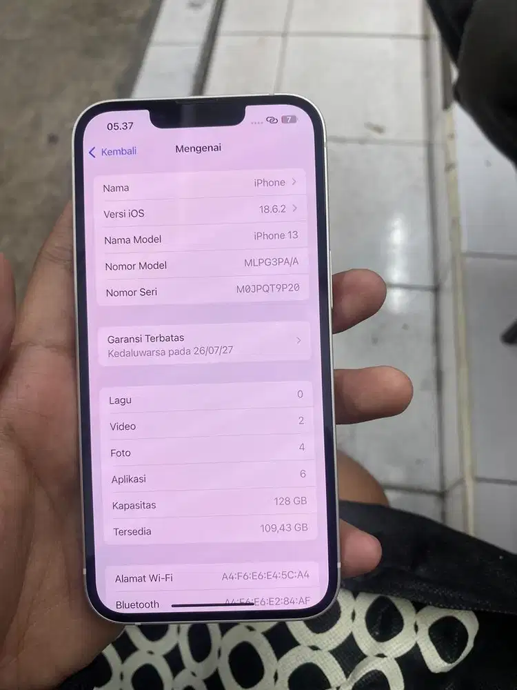 Jual hp Iphone 13 ibox 128