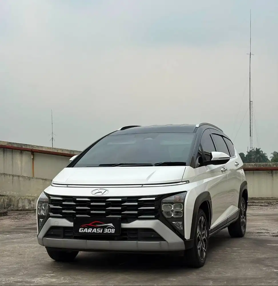 Hyundai Stargazer X Prime IVT AT 2024 Putih KM 20 rb Pajak 05-2027