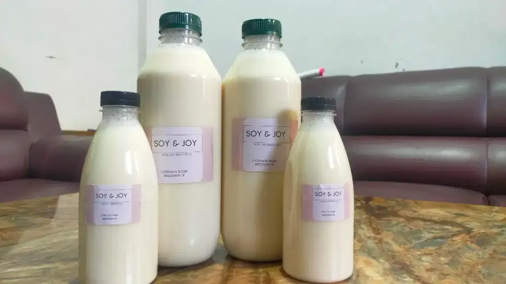 Menerima pemesanan susu kacang murni