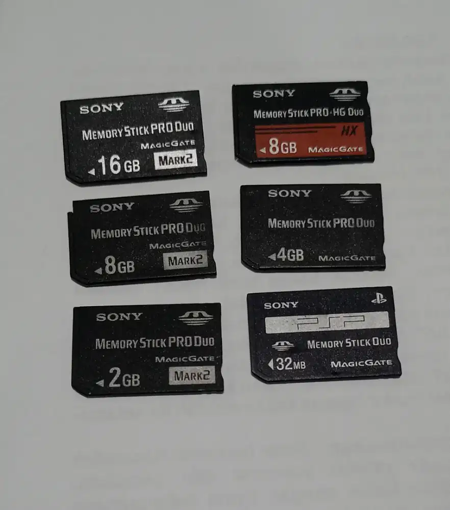 Memory stick pro duo ORI Sony bekas cabutan 6 biji borongin.