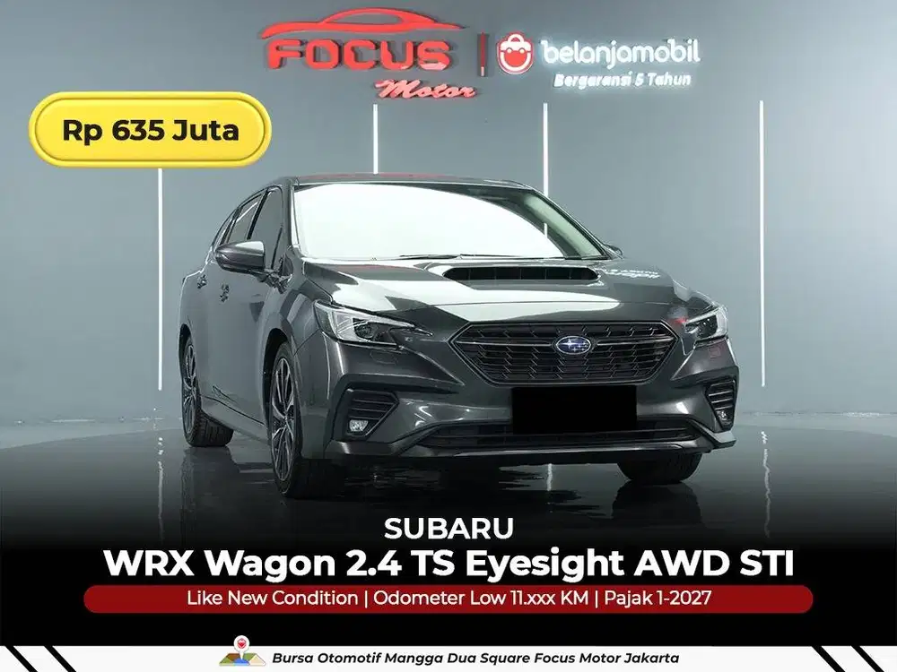 [GARANSI 5TH AWD KM 11RB] Subaru WRX Wagon TS Eyesight 2022/2023/2024