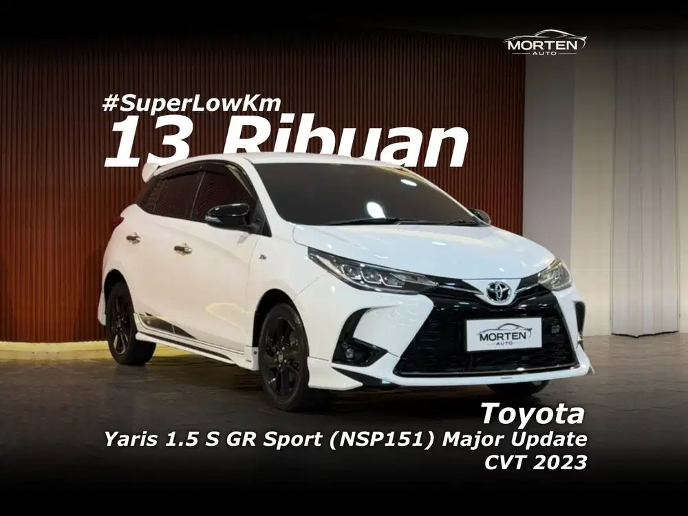 [Super Low Km!!!] Toyota Yaris 1.5 S GR Sport (NSP151) CVT 2023