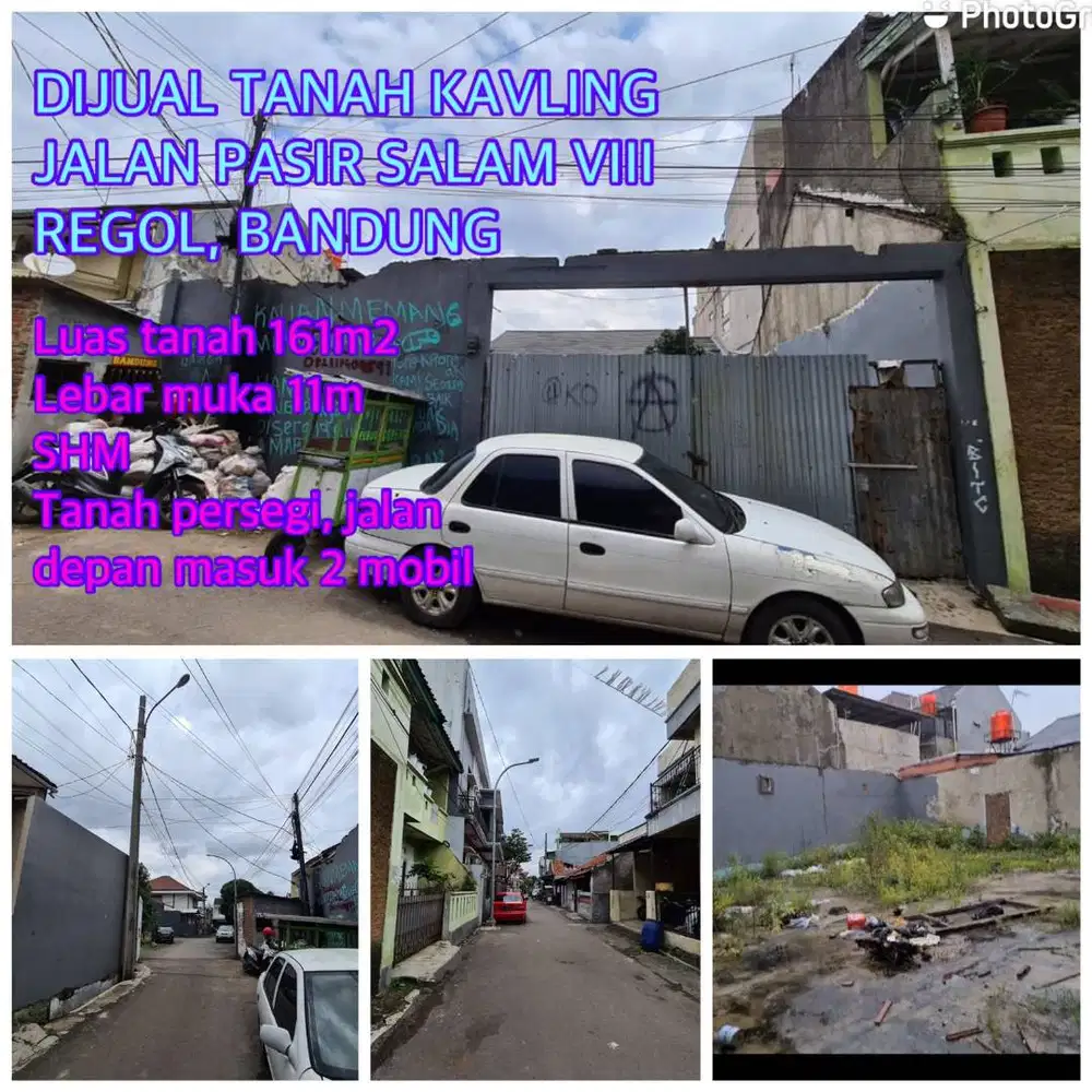 Jual Tanah Kavling di Pasir Salam, Bandung Kota