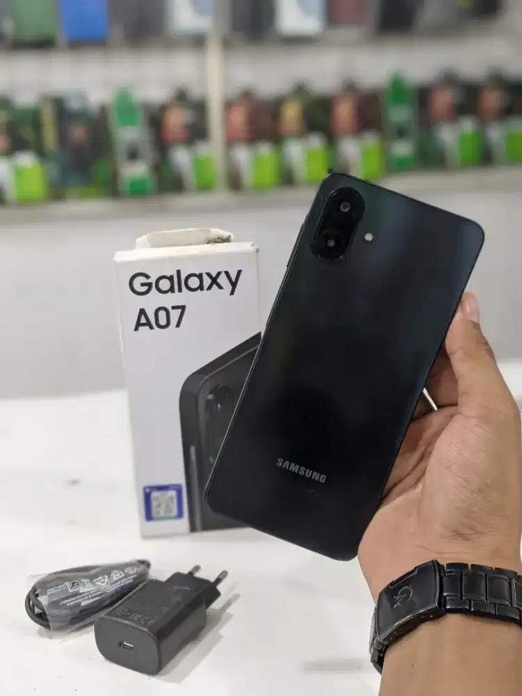 Samsung A07 Ram 8GB 4+4/64GB Lengkap Adaptor 25w