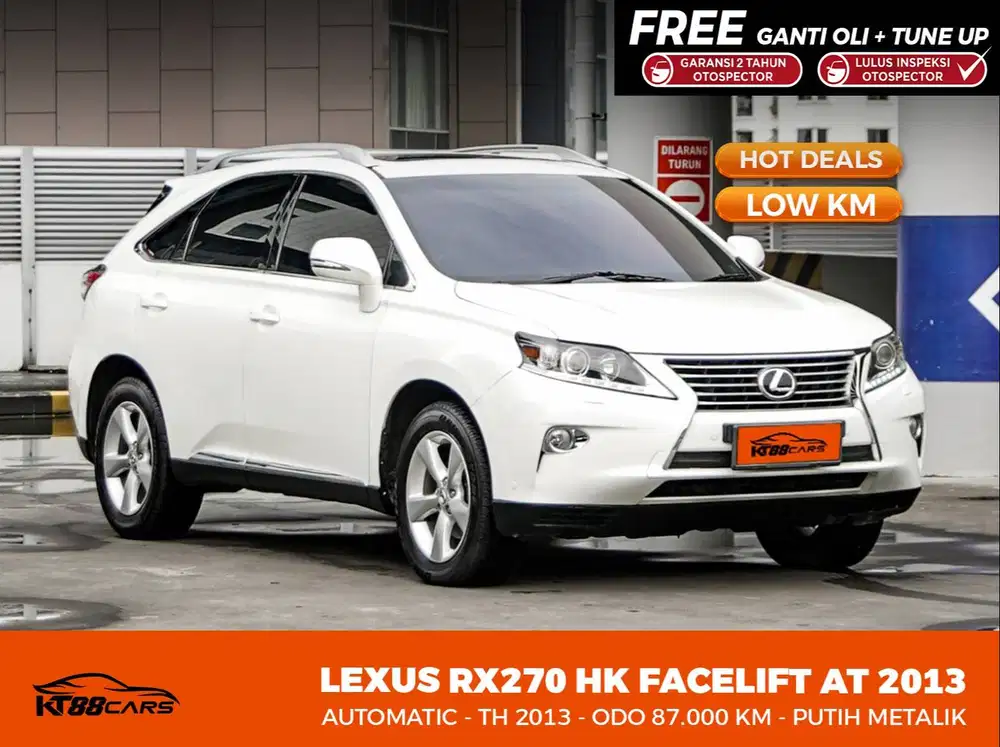 Record LEXUS RX270 HK AT 2013