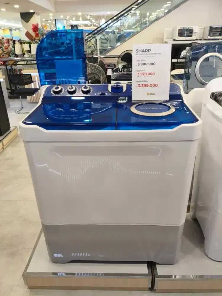 Cash & Kredit Mesin Cuci SHARP ES-T1490WA-BL 14Kg