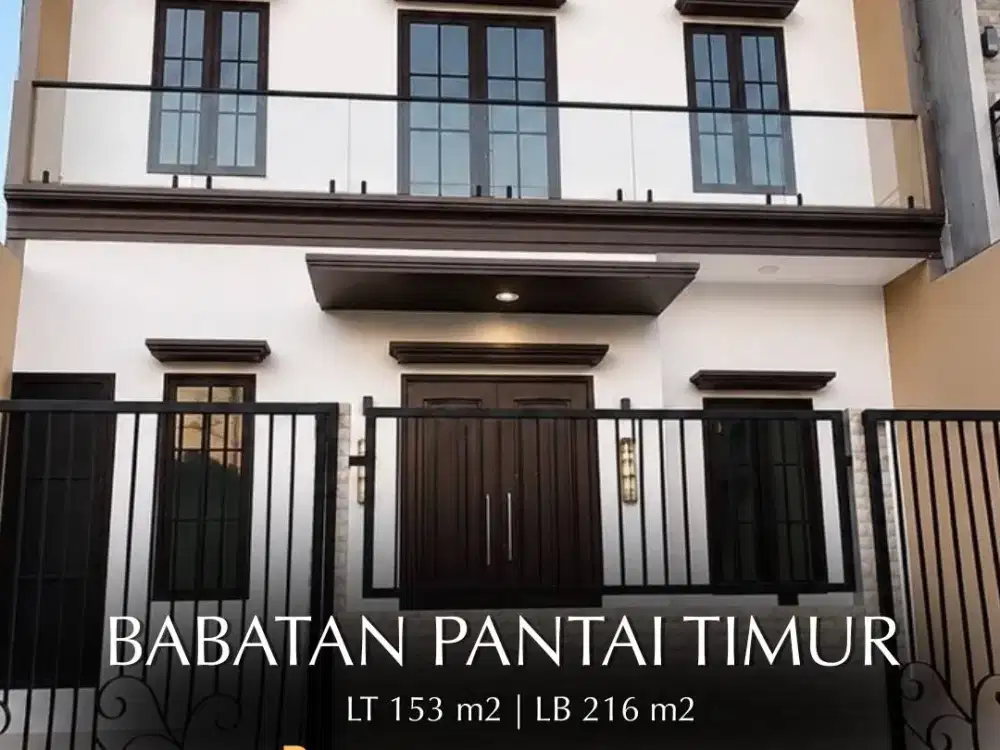 Dijual Cepat Rumah Baru Babatan pantai