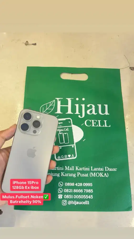 iPhone 15pro internal 128ibox