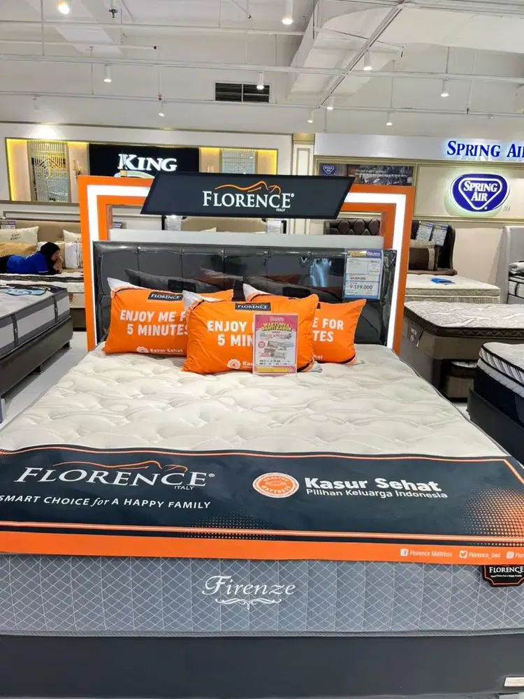 FLORENCE COMPLETE KING BED SET 180x200 FIRENZE, BISA CICILAN 0%
